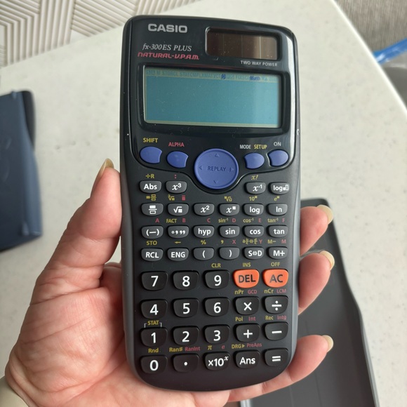 Casio|fx-300ES Plus|Natural-V.P.A.M|Scientific Calculator|Case|Black & Gray|EUC - Picture 3 of 5